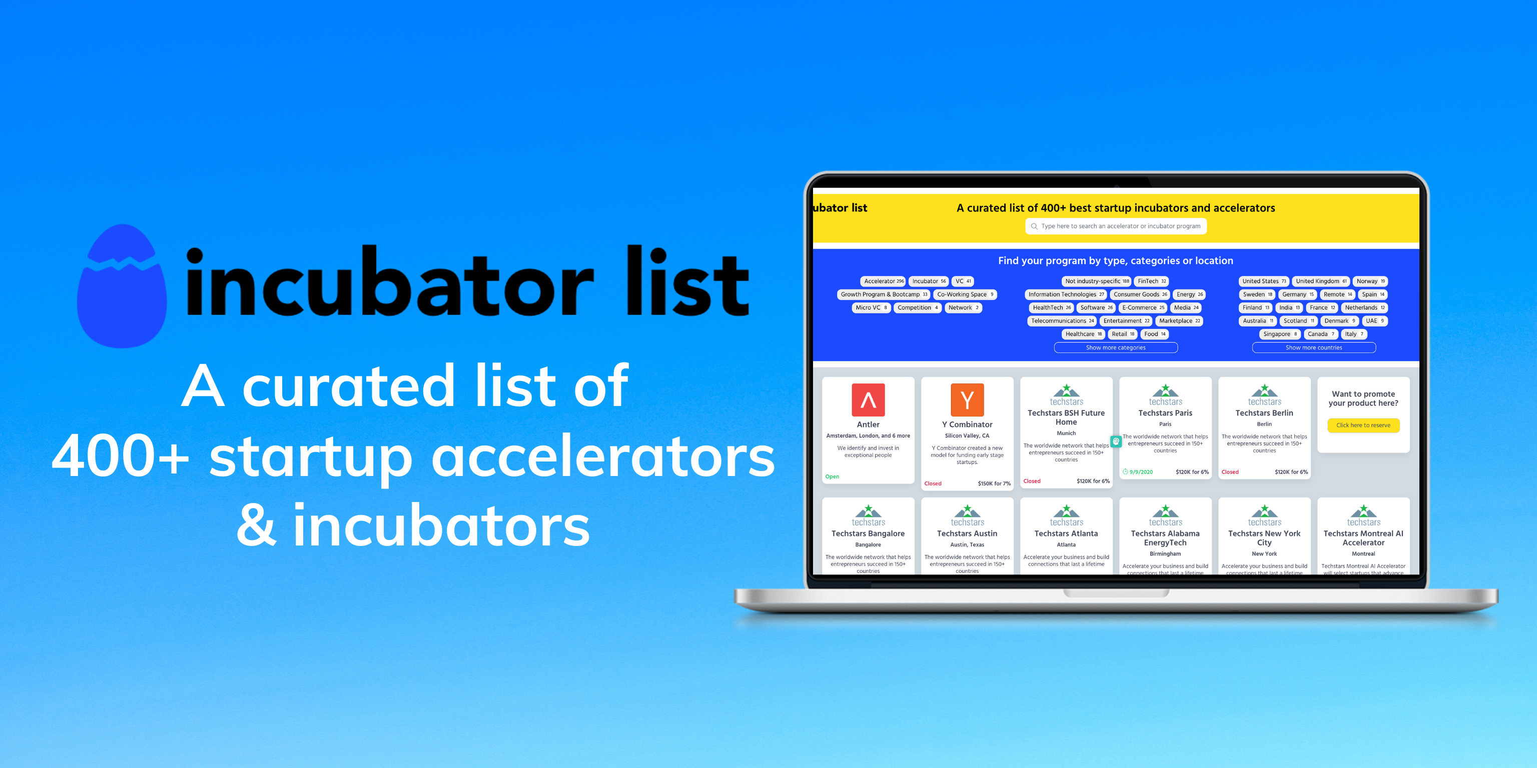 Incubator List:Curated List Of 450+ Startup Accelerators, Incubators ...